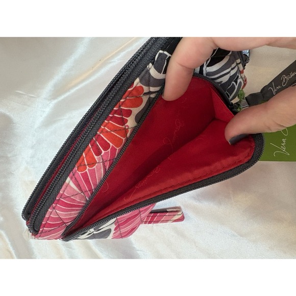 NWT Vera Bradley Cherry Blossoms Zip Around Wallet New With Tags - Picture 8 of 8